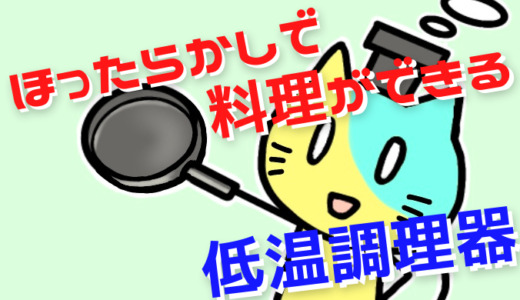 ほったらかしで料理ができる低温調理器